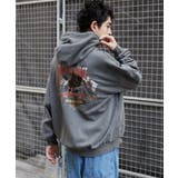 ピグメントグラフィックプルパーカー | WEGO【MEN】 | 詳細画像7