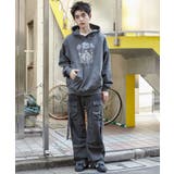 ピグメントグラフィックプルパーカー | WEGO【MEN】 | 詳細画像11