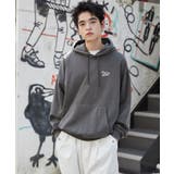 ピグメントグラフィックプルパーカー | WEGO【MEN】 | 詳細画像12