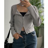 チョーカーダブルジップニット | WEGO【WOMEN】 | 詳細画像4 