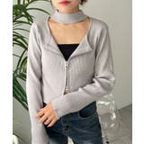 チョーカーダブルジップニット | WEGO【WOMEN】 | 詳細画像5 