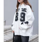 ナンバリング裏起毛BIGジップパーカー | WEGO【WOMEN】 | 詳細画像6