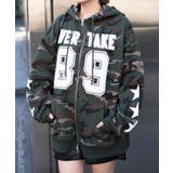 ナンバリング裏起毛BIGジップパーカー | WEGO【WOMEN】 | 詳細画像13