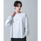 オフホワイト | リバーシブルワンポイントT(LS) | WEGO【MEN】