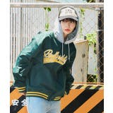 ダークグリーン | フードワッペンスタジャン | WEGO【MEN】