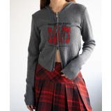 グレー | ロゴWジップパーカー | WEGO【WOMEN】