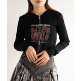 ブラック | ロゴWジップパーカー | WEGO【WOMEN】