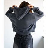 スターニットカーブヘムZIPパーカー | WEGO【WOMEN】 | 詳細画像6 