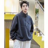 ダークグレー | フリース ハーフZIPプルオーバー | WEGO【MEN】