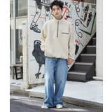フリース ハーフZIPプルオーバー | WEGO【MEN】 | 詳細画像3