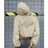 ベージュ | ピグメントショートグラフィックプルパーカー | WEGO【WOMEN】