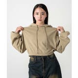 ピグメントショートグラフィックプルパーカー | WEGO【WOMEN】 | 詳細画像13 