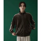 ブラウン | ベロアライントラックジャケット | WEGO【MEN】