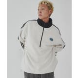 オフホワイト | フリース ワンポイントハーフZIPプルオーバー | WEGO【MEN】