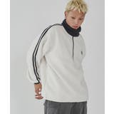 フリース ワンポイントハーフZIPプルオーバー | WEGO【MEN】 | 詳細画像12
