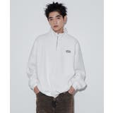 ホワイト | ワンポイントハーフジッププルオーバー | WEGO【MEN】