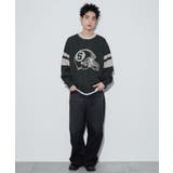 ジャガードスリーブラインプルオーバー | WEGO【MEN】 | 詳細画像2