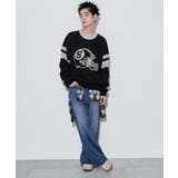 ジャガードスリーブラインプルオーバー | WEGO【MEN】 | 詳細画像3