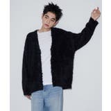 ブラック | フェザーカーディガン | WEGO【MEN】