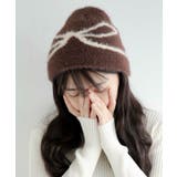 ブラウン | リボンシャギーニットキャップ | WEGO【MEN】