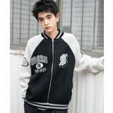 ブラック | ジャガードニットスタジャン | WEGO【MEN】