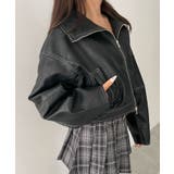 配色ステッチWZIPショートブルゾン | WEGO【WOMEN】 | 詳細画像9 