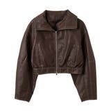 配色ステッチWZIPショートブルゾン | WEGO【WOMEN】 | 詳細画像13 