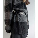 ブラック | ハートウエスタンリングベルト | WEGO【WOMEN】