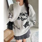 ホワイト | フラッフィーグラフィックBIGニットプルオーバー | WEGO【WOMEN】