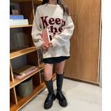 フラッフィーグラフィックBIGニットプルオーバー | WEGO【WOMEN】 | 詳細画像3 