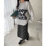 フラッフィーグラフィックBIGニットプルオーバー | WEGO【WOMEN】 | 詳細画像30 