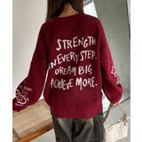 フラッフィーグラフィックBIGニットプルオーバー | WEGO【WOMEN】 | 詳細画像33 