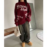 フラッフィーグラフィックBIGニットプルオーバー | WEGO【WOMEN】 | 詳細画像34 
