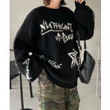 フラッフィーグラフィックBIGニットプルオーバー | WEGO【WOMEN】 | 詳細画像35 