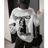 フラッフィーグラフィックBIGニットプルオーバー | WEGO【WOMEN】 | 詳細画像39 