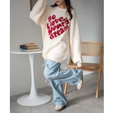 フラッフィーグラフィックBIGニットプルオーバー | WEGO【WOMEN】 | 詳細画像53 