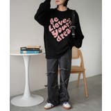 フラッフィーグラフィックBIGニットプルオーバー | WEGO【WOMEN】 | 詳細画像56 