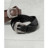 ブラック | Mウエスタンバックルヴィンテージベルト | WEGO【MEN】