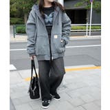 ヴィンテージウォッシュダックフードブルゾン | WEGO【WOMEN】 | 詳細画像4