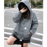 ヴィンテージウォッシュダックフードブルゾン | WEGO【WOMEN】 | 詳細画像9