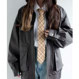 イエローチェック1 | 柄ネクタイ9 | WEGO【WOMEN】