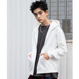 リラックスフィットバックロゴジップパーカー | WEGO【MEN】 | 詳細画像6 