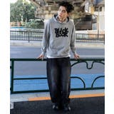 リラックスフィットスプレーグラフィックパーカー | WEGO【MEN】 | 詳細画像3