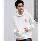 ホワイト | リラックスフィットTHEBOYグラフィックパーカー | WEGO【MEN】