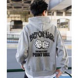 杢グレー | リラックスフィットグラフィックパーカー | WEGO【MEN】