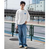 リラックスフィットハートロゴプルオーバー | WEGO【MEN】 | 詳細画像2