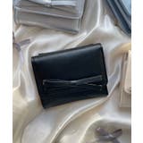 ブラック | リボンフラップミニウォレット | WEGO【WOMEN】