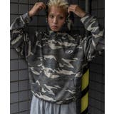 柄1 | パターンメタルワンポイントプルパーカー | WEGO【MEN】