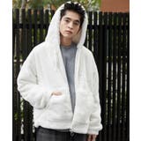 ファーフードグラフィックブルゾン | WEGO【MEN】 | 詳細画像4