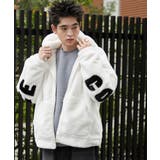 ファーフードグラフィックブルゾン | WEGO【MEN】 | 詳細画像5